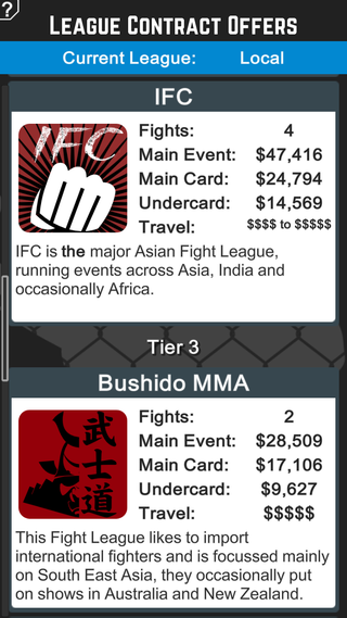 MMA Manager Screenshot 6